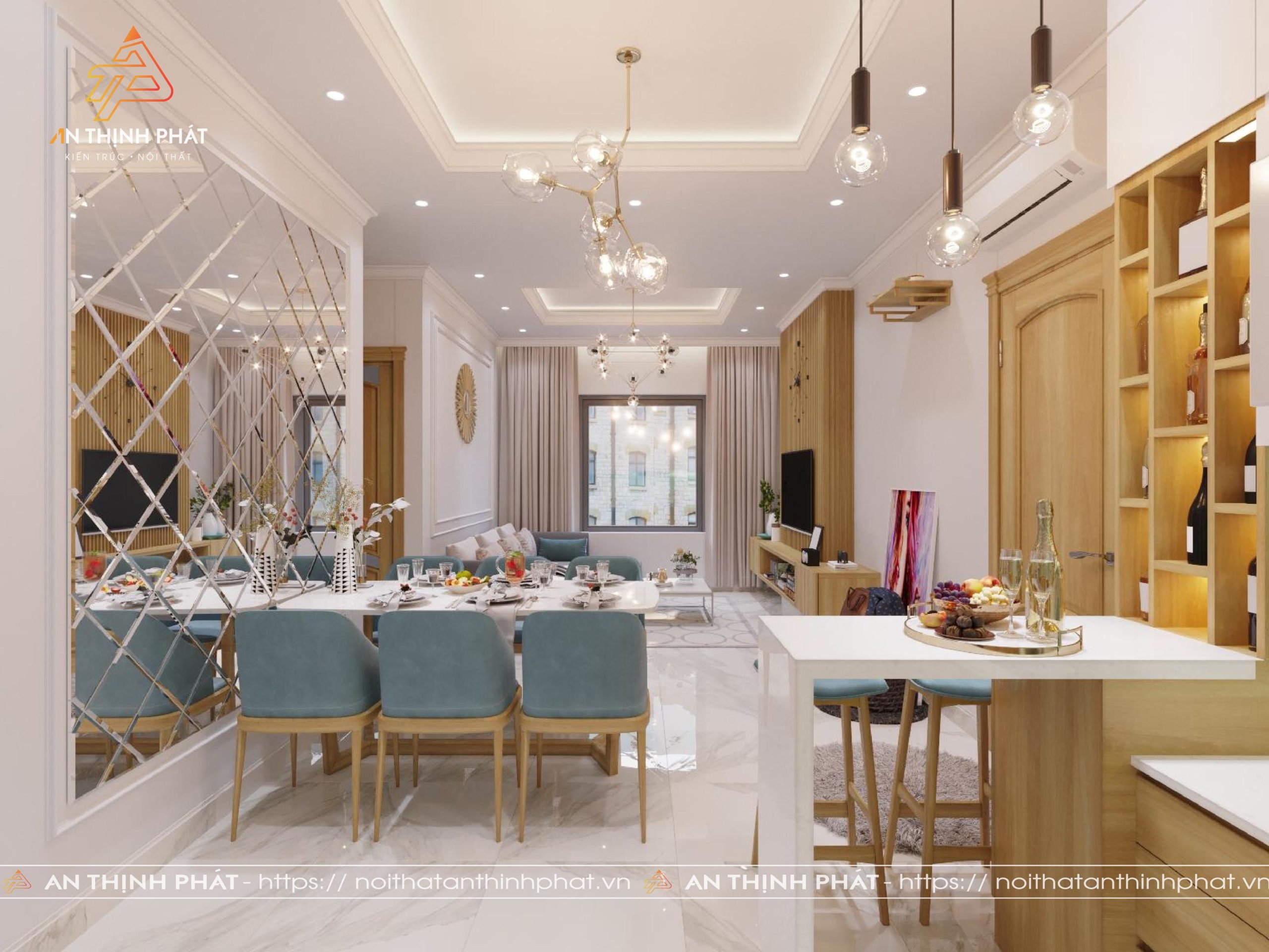 Nội Thất Căn Hộ 3PN - Saingonres Bình Thạnh 6 Nội Thất Căn Hộ 3PN - Saingonres Bình Thạnh