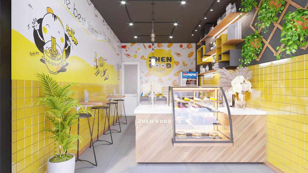 Quán ZHen Food Phong cách Hiện đại