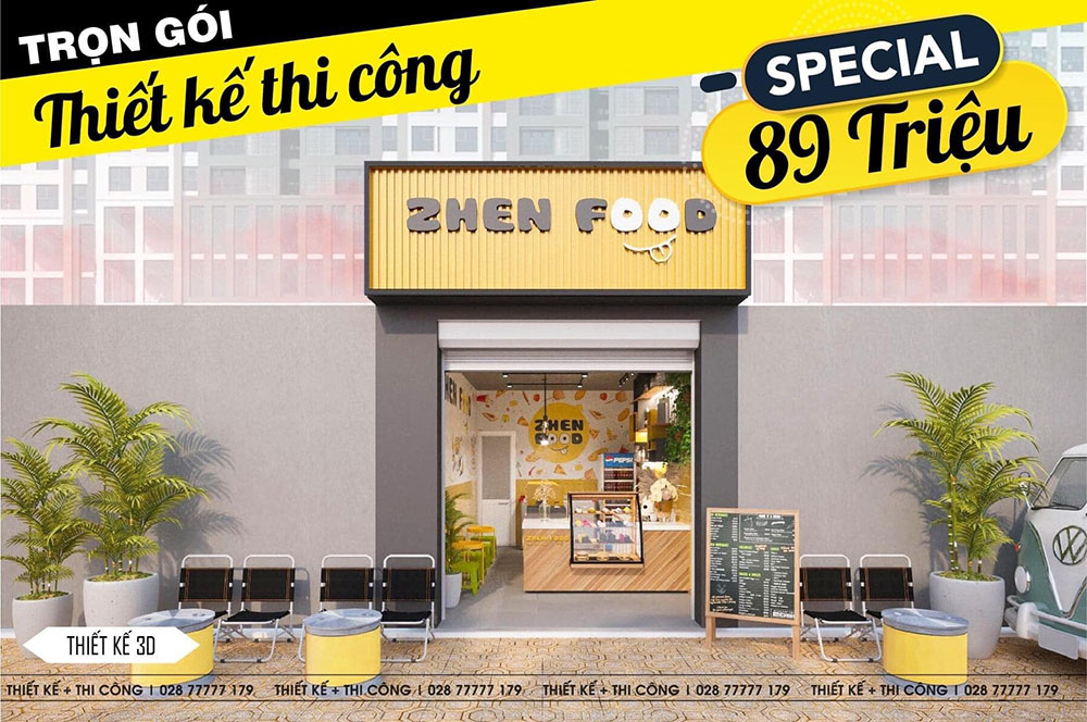 Quán ZHen Food Phong cách Hiện đại