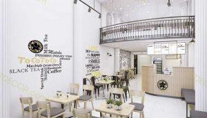 Thiết kế quán cafe, thiết kế và thi công trọn gói, thiết kế quán cafe phong cách Hàn Quốc 2022