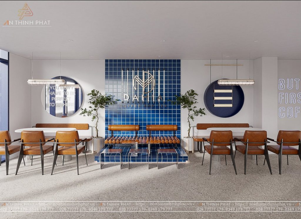 Damia Coffee - 210m² - Phong cách Modern & Minimalism