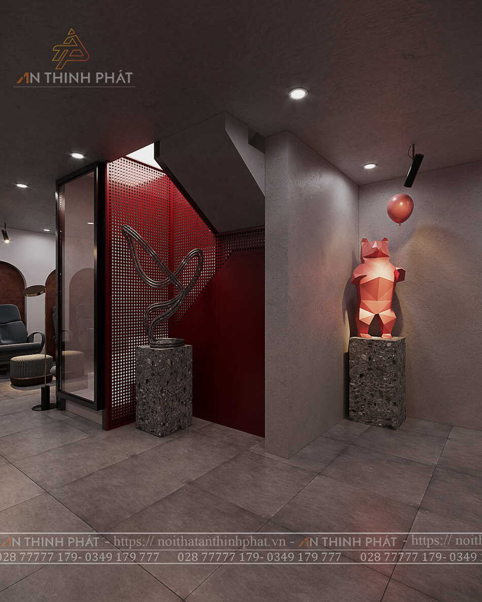 Brick Nail shop - 150m² - Phong cách Nail Bar