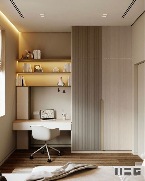 Thiết kế không gian làm việc, phòng làm việc cá nhân đẹp và thoải mái 7 thiết kế không gian làm việc