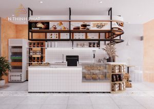 tiên coffee, thiết kế quán cafe, thiết kế và thi công trọn gói