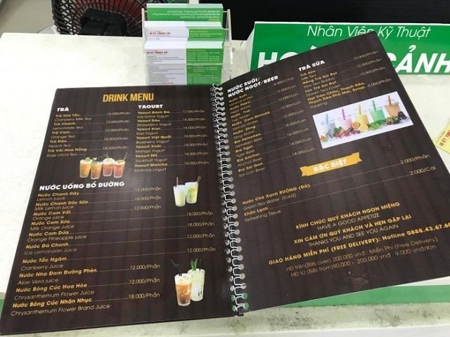 5 Bí quyết thiết kế menu quán cafe đẹp, thu hút khách - Gợi ý thức uống cho quán cafe 4 thiết kế menu quán cafe