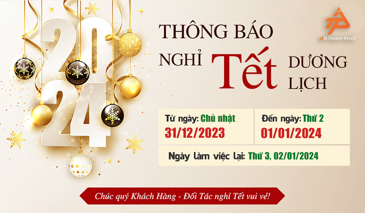 Thông báo lịch nghỉ Tết dương lịch 2024 1 thông báo nghỉ tết dương lịch