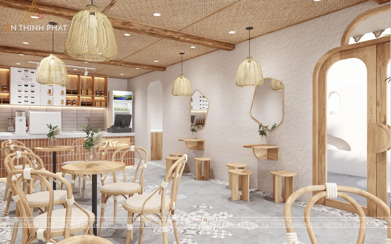 17 Mẫu thiết kế, trang trí quán cafe làm bằng tre sáng tạo và ấn tượng 16 thiết kế quán cafe bằng tre