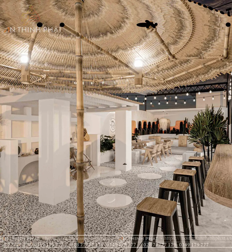 17 Mẫu thiết kế, trang trí quán cafe làm bằng tre sáng tạo và ấn tượng 20 thiết kế quán cà phê bằng tre