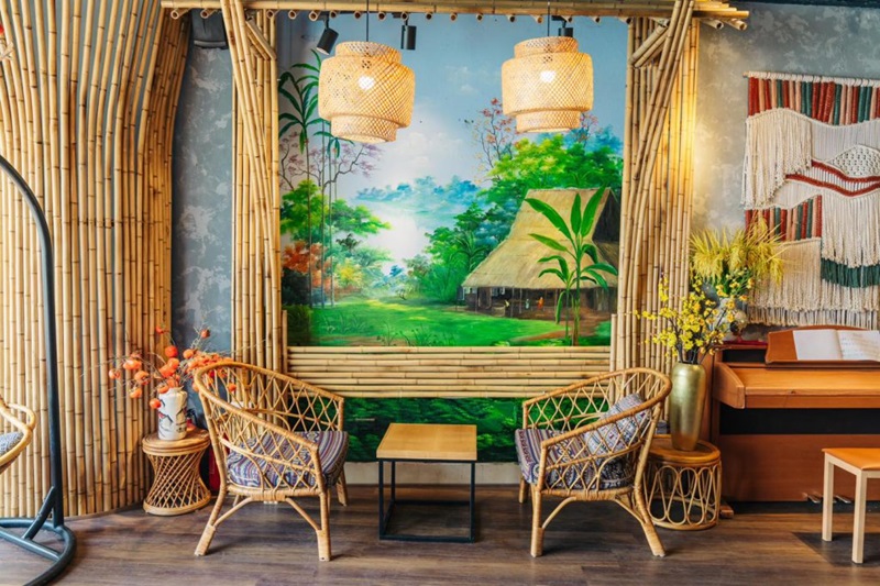 17 Mẫu thiết kế, trang trí quán cafe làm bằng tre sáng tạo và ấn tượng 6 thiết kế quán cafe bằng tre