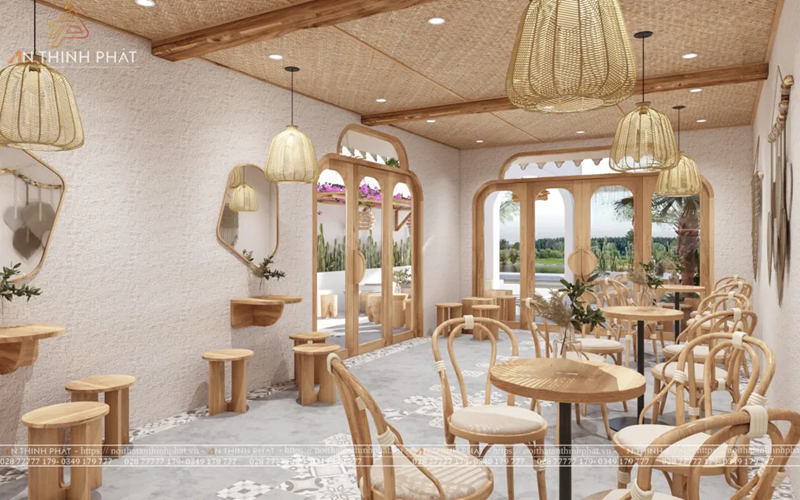 7 Cách trang trí cây xanh đẹp, làm mát cho quán cafe đẹp và thu hút tài lộc, may mắn 29 cách trang trí cây xanh cho quán cà phê