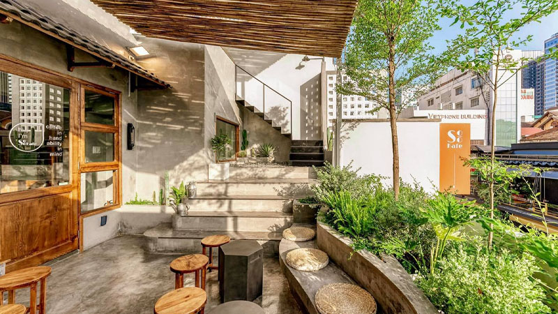 7 Cách trang trí cây xanh đẹp, làm mát cho quán cafe đẹp và thu hút tài lộc, may mắn 15 cách trang trí cây xanh cho quán cafe