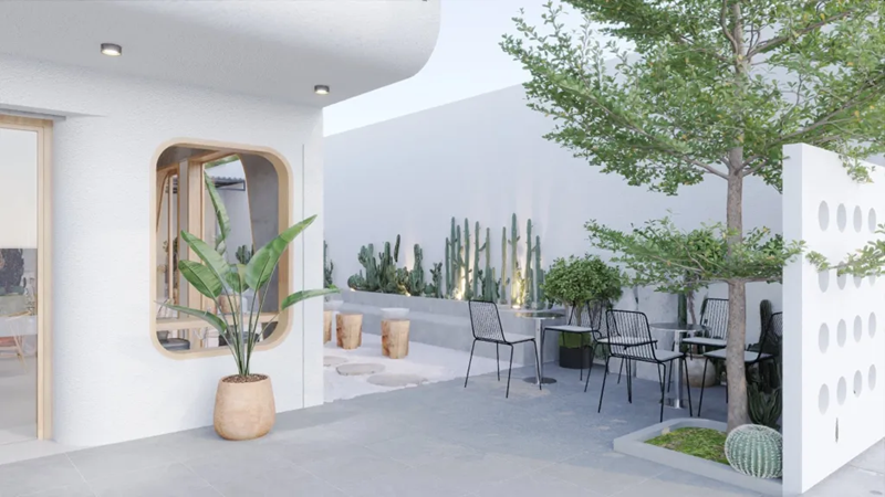 7 Cách trang trí cây xanh đẹp, làm mát cho quán cafe đẹp và thu hút tài lộc, may mắn 31 cách trang trí cây xanh cho quán cà phê