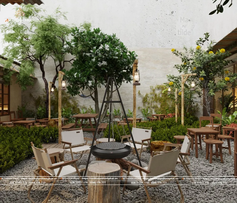 7 Cách trang trí cây xanh đẹp, làm mát cho quán cafe đẹp và thu hút tài lộc, may mắn 33 cách trang trí cây xanh cho quán cà phê