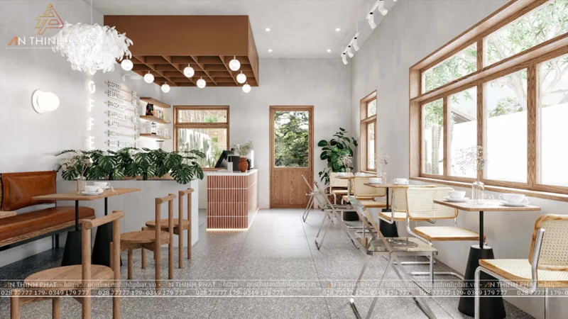 7 Cách trang trí cây xanh đẹp, làm mát cho quán cafe đẹp và thu hút tài lộc, may mắn 19 cách trang trí cây xanh cho quán cà phê