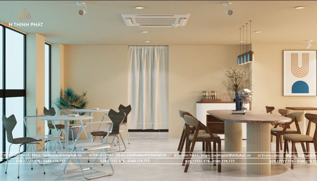 Tiệm Trà Tháng 5 7 Đa dạng mẫu bàn ghế, phục vụ đa dạng nhu cầu của khách hàng