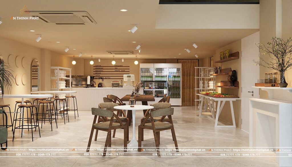 Tiệm Trà Tháng 5 3 Không gian bên trong của quán