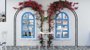 Thiết kế quán cafe phong cách Santorini