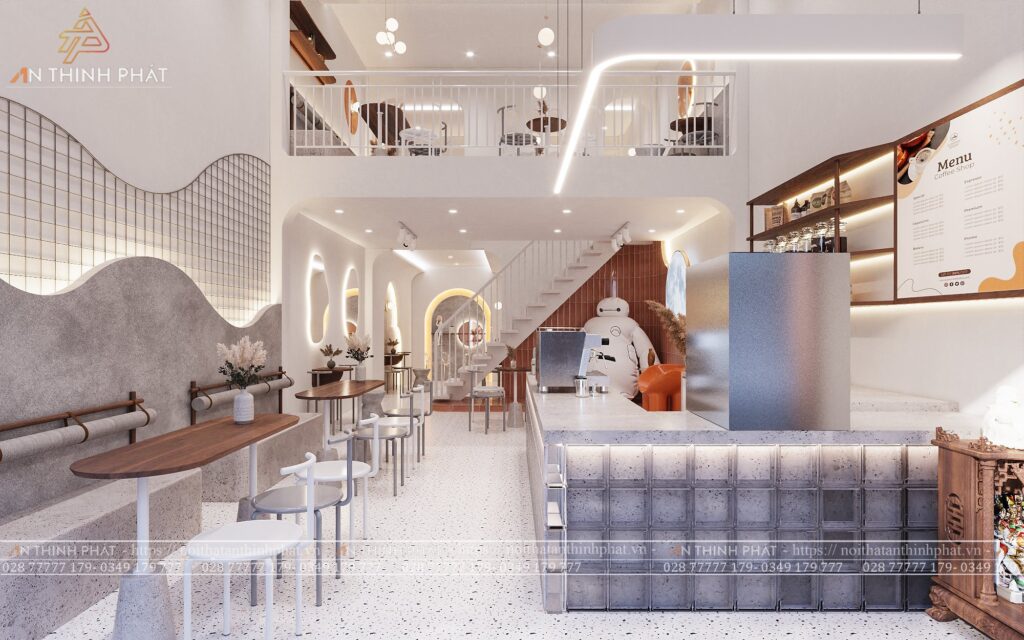 Mẫu quầy pha chế phong cách hiện đại