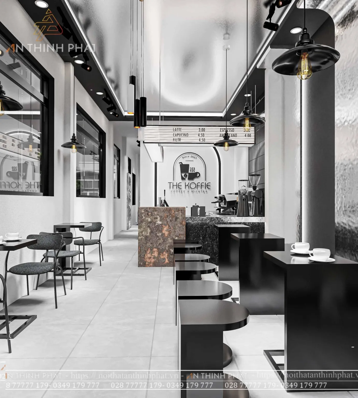 8 Nguyên tắc, tiêu chuẩn thiết kế quán cafe đẹp và thu hút - mới nhất 2025 3 tiêu chuẩn thiết kế quán cafe