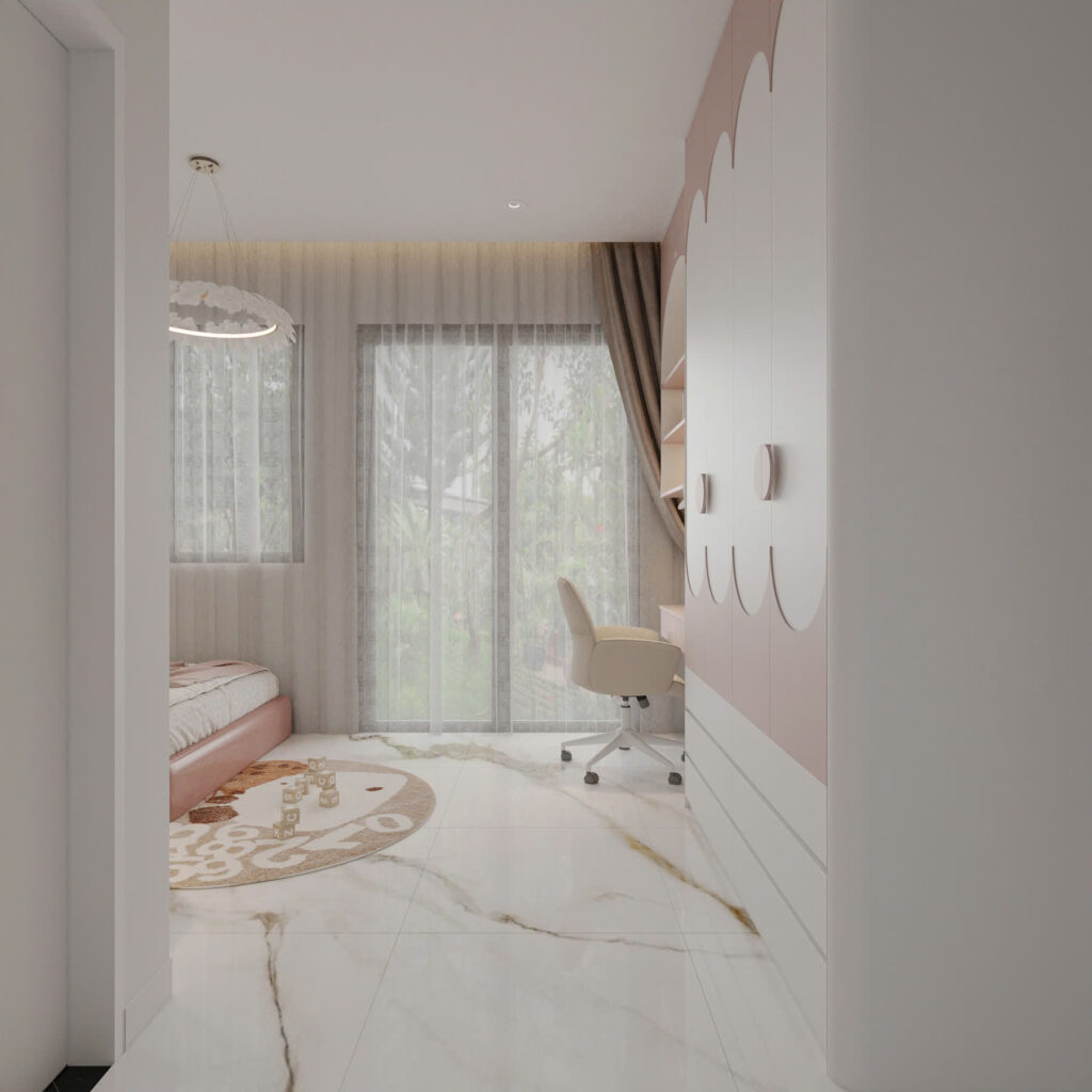 Nội thất căn hộ Quận 12 - 48m2 8 Lối vào phòng của con