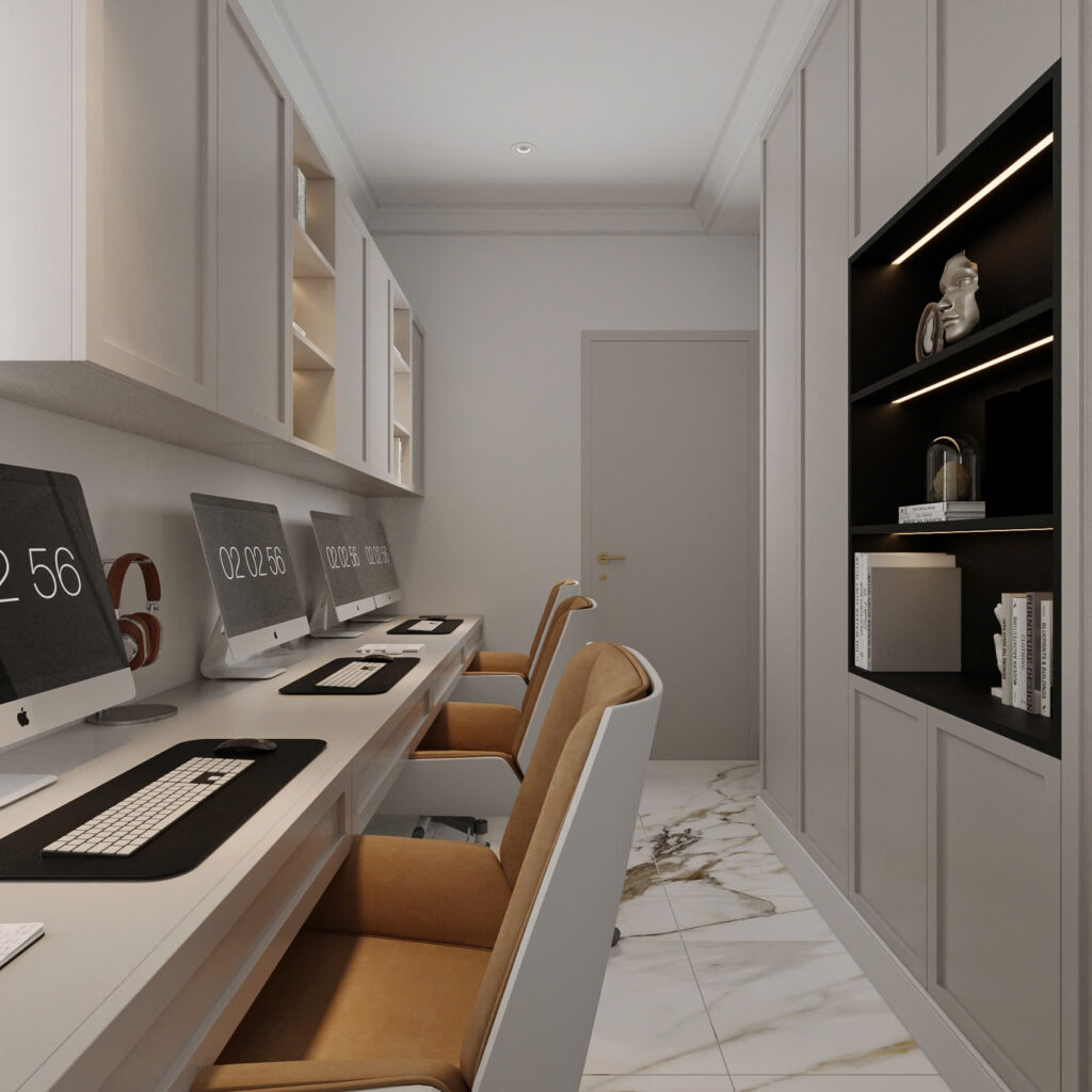 Nội thất căn hộ Quận 12 - 48m2 11 Không gian làm việc theo yêu cầu của gia chủ