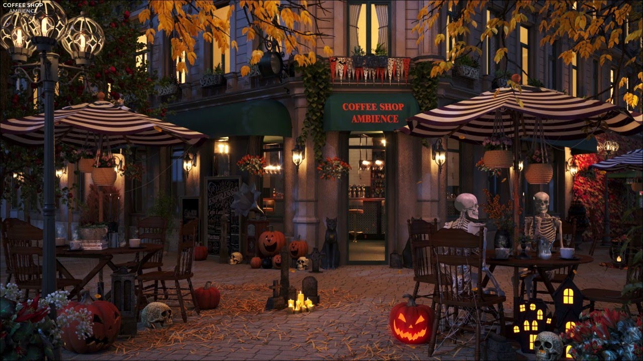 12 Cách trang trí Halloween cho quán cafe đẹp, gây ấn tượng nhất 2025 7 Cách trang trí Halloween cho quán cafe đẹp