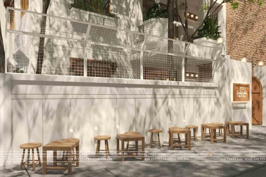 15 Mẫu Thiết Kế Quán Cafe Vỉa Hè Đẹp Đơn Giản, Cực Bắt Mắt 15 Thiết kế quán cafe vỉa hè