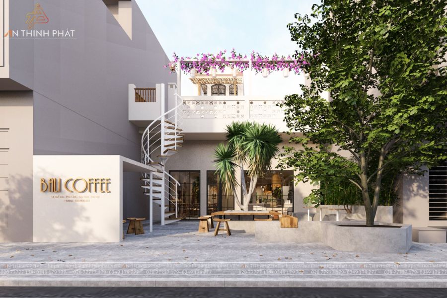 15 Mẫu Thiết Kế Quán Cafe Vỉa Hè Đẹp Đơn Giản, Cực Bắt Mắt 17 Thiết kế quán cafe vỉa hè