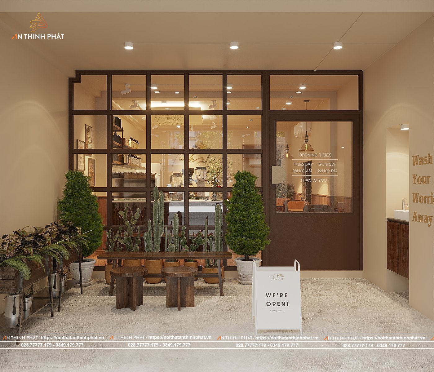 30+ Mẫu thiết kế quán cafe diện tích nhỏ, không gian hẹp giá rẻ đơn giản mà đẹp 21 thiết kế quán cà phê diện tích nhỏ đẹp giá rẻ