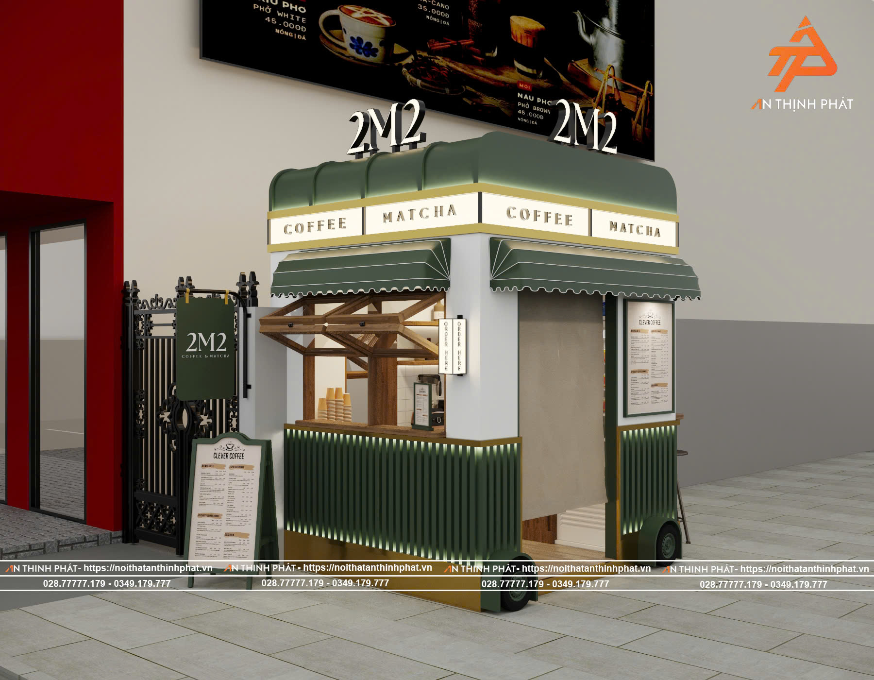 30+ Mẫu thiết kế quán cafe diện tích nhỏ, không gian hẹp giá rẻ đơn giản mà đẹp 9 thiết kế quán cà phê diện tích nhỏ đẹp giá rẻ