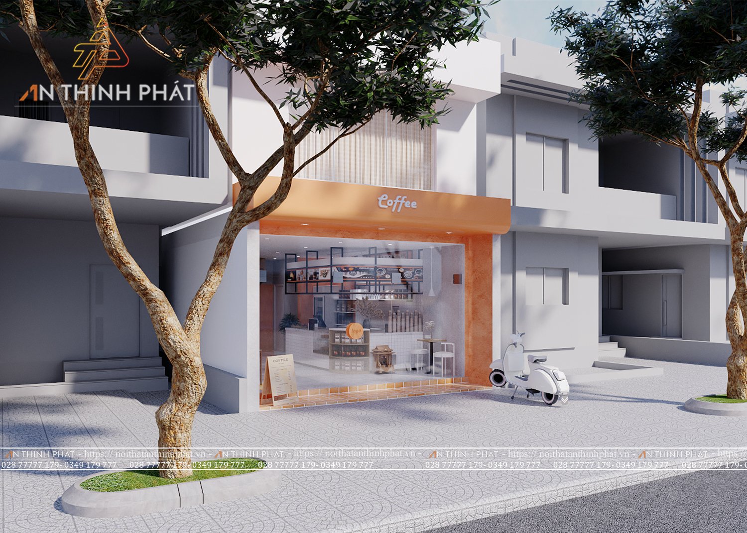 30+ Mẫu thiết kế quán cafe diện tích nhỏ, không gian hẹp giá rẻ đơn giản mà đẹp 26 thiết kế quán cà phê diện tích nhỏ đẹp giá rẻ