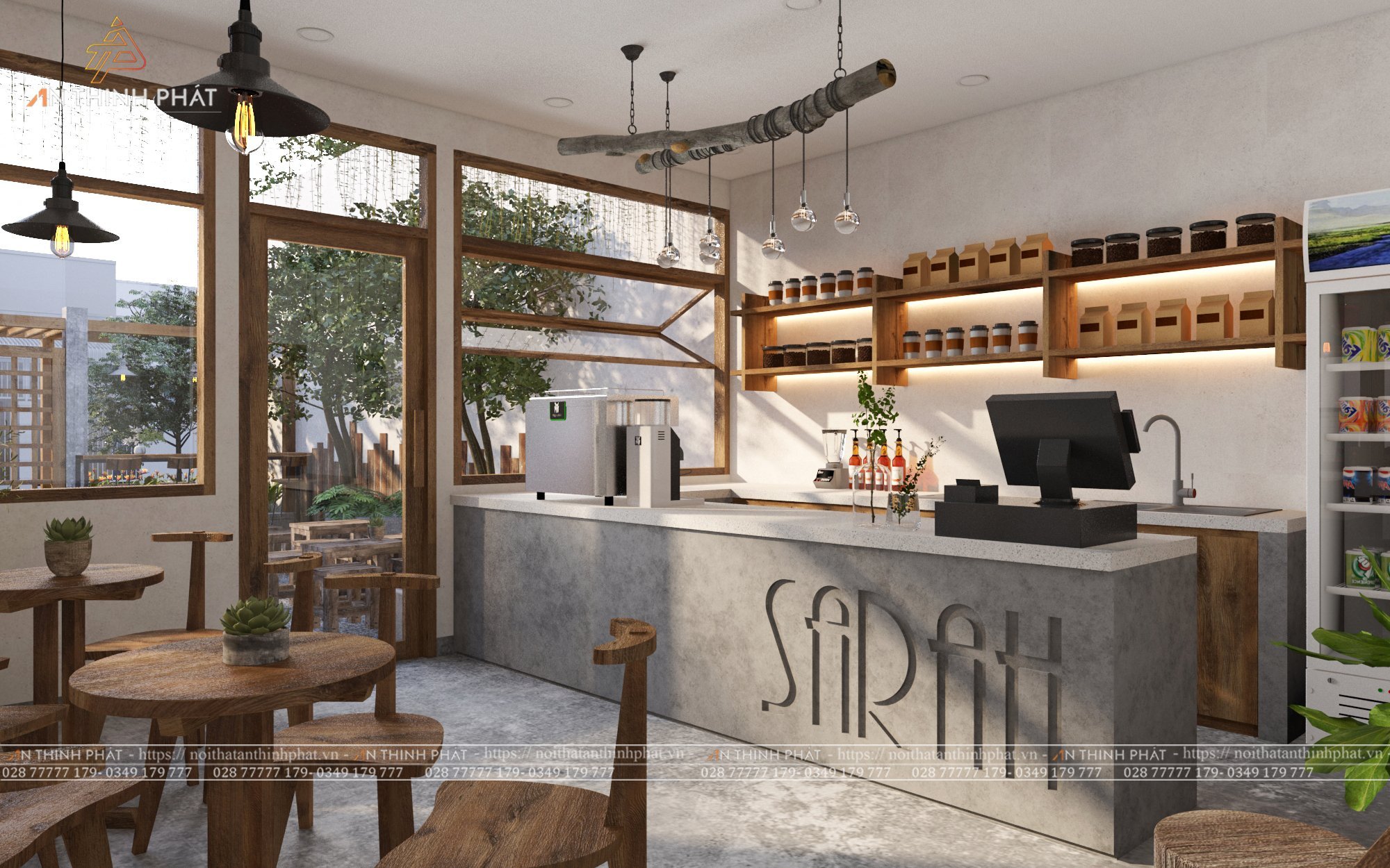 30+ Mẫu thiết kế quán cafe diện tích nhỏ, không gian hẹp giá rẻ đơn giản mà đẹp 28 thiết kế quán cà phê diện tích nhỏ đẹp giá rẻ