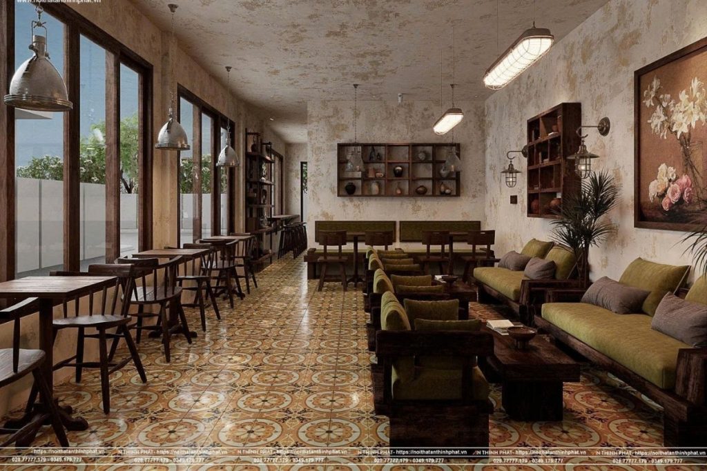 99 Mẫu thiết kế quán cafe đẹp ấn tượng & bảng giá, đơn vị thiết kế uy tín 132 thiết kế quán cafe