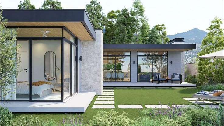 30+ Mẫu nhà chữ L cấp 4 hiện đại, đơn giản và tối ưu chi phí hiệu quả 15 mẫu nhà cấp 4 chữ L đẹp