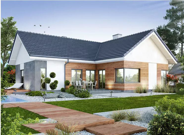 30+ Mẫu nhà chữ L cấp 4 hiện đại, đơn giản và tối ưu chi phí hiệu quả 23 mẫu nhà cấp 4 chữ L đẹp