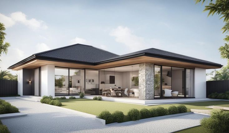 30+ Mẫu nhà chữ L cấp 4 hiện đại, đơn giản và tối ưu chi phí hiệu quả 3 mẫu nhà cấp 4 chữ L đẹp