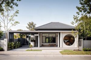 mẫu nhà mái nhật