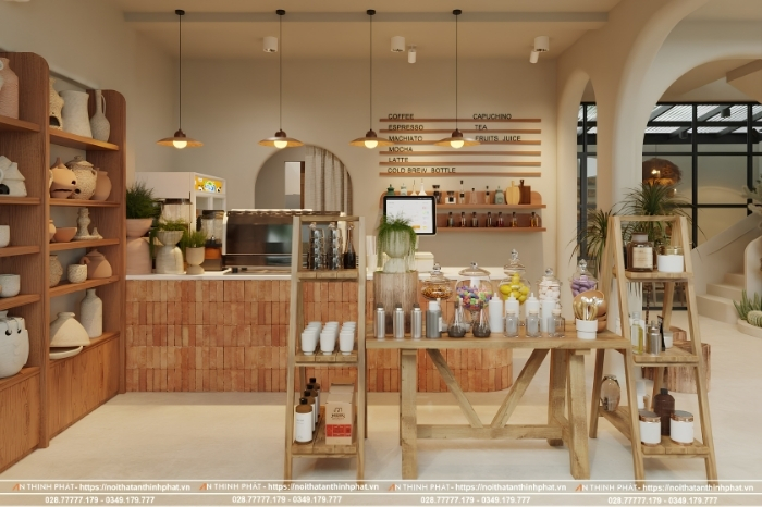 99 Mẫu thiết kế quán cafe đẹp ấn tượng & bảng giá, đơn vị thiết kế uy tín 19 Thiết kế quán cafe