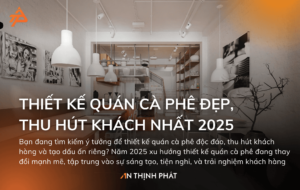 Phối màu thiết kế quán cà phê đẹp, thu hút khách 2025