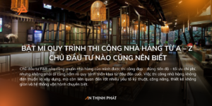 quy trình thi công nhà hàng