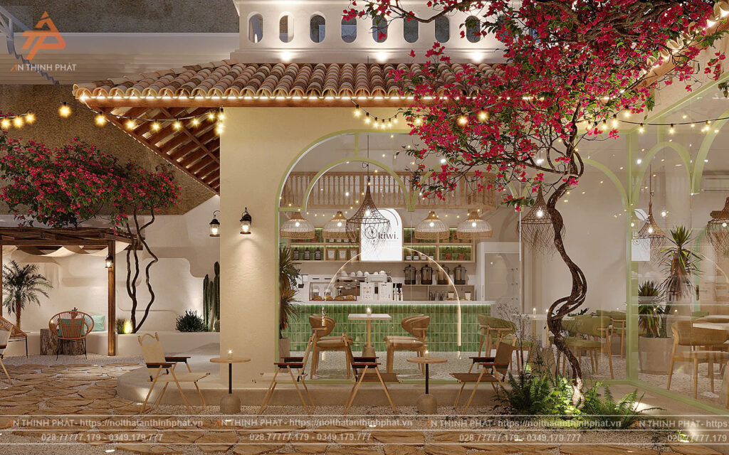 Kiwi Coffee And Milk Tea - 200 m² - Phong Cách Đại Trung Hải 4 Kiwi Coffee & Milk Tea
