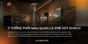 ý tưởng phối màu quán cà phê
