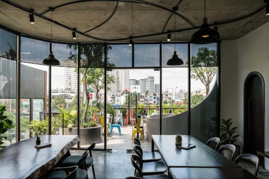 Ý Tưởng Thiết Kế Quán Cà Phê Coworking Đẹp, Tiện Nghi, Tiết Kiệm 2025 17 thiết kế quán cà phê Coworking