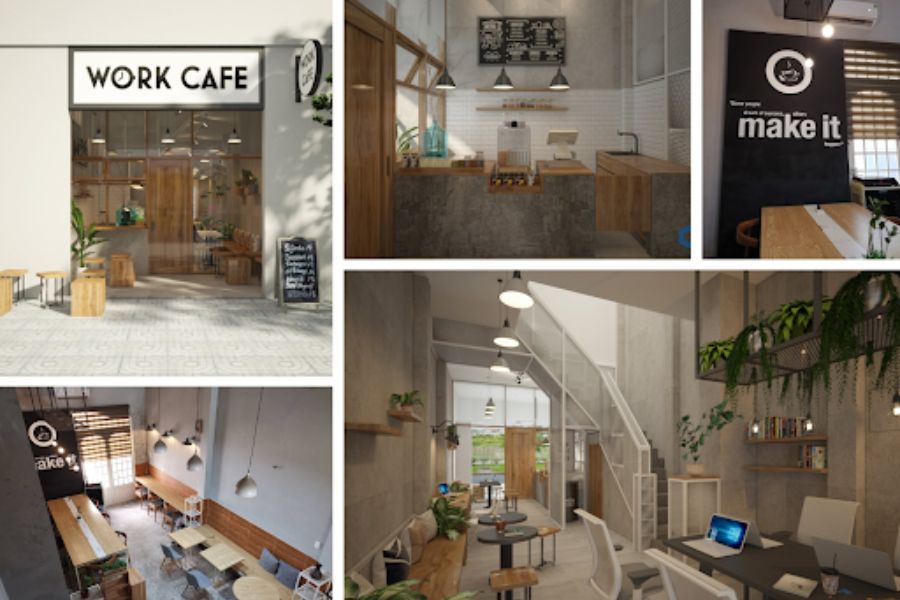 Ý Tưởng Thiết Kế Quán Cà Phê Coworking Đẹp, Tiện Nghi, Tiết Kiệm 2025 18 thiết kế quán cà phê Coworking