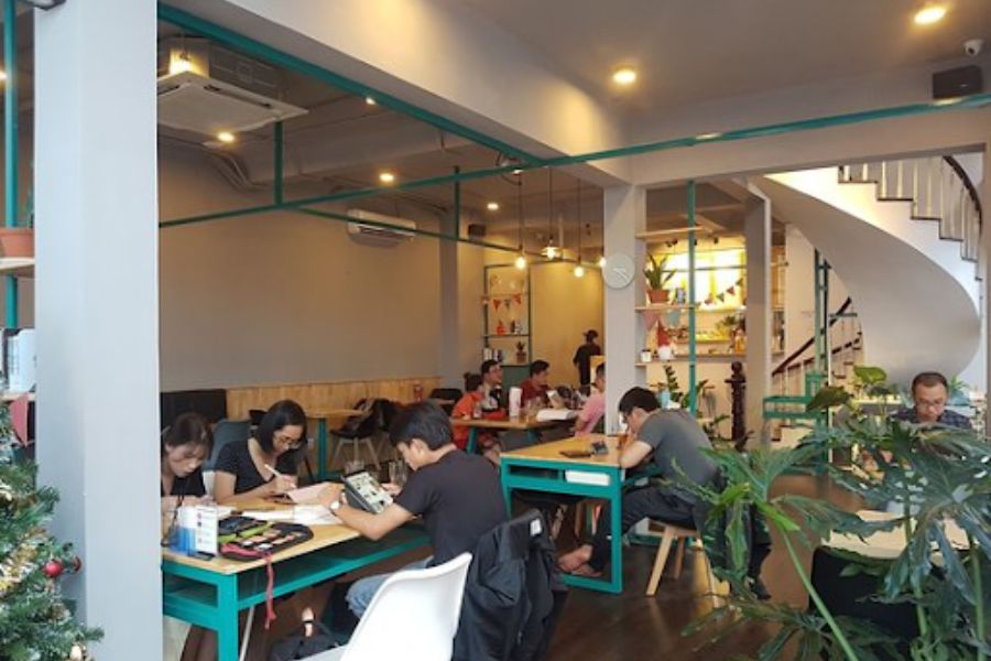 Ý Tưởng Thiết Kế Quán Cà Phê Coworking Đẹp, Tiện Nghi, Tiết Kiệm 2025 14 thiết kế quán cà phê Coworking