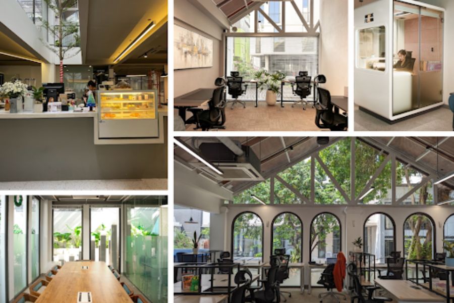 Ý Tưởng Thiết Kế Quán Cà Phê Coworking Đẹp, Tiện Nghi, Tiết Kiệm 2025 13 thiết kế quán cà phê Coworking