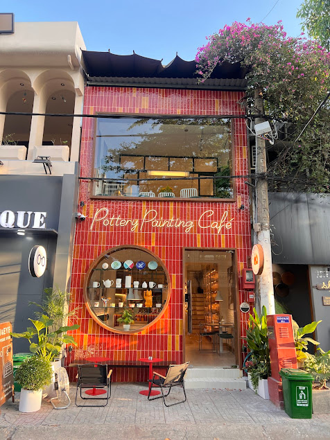 Hình ảnh thực tế Ceramic 4 You 1 mặt tiền quán cafe ceramic4you