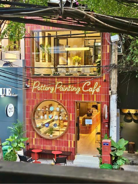 Hình ảnh thực tế Ceramic 4 You 2 Quán ceramic4you nhìn từ bên ngoài