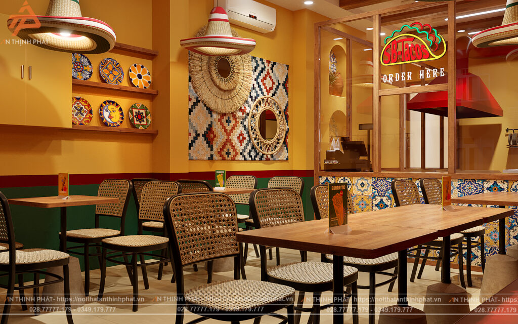 Không gian ẩm thực SB Tacos diện tích 55m2 tại quận 3