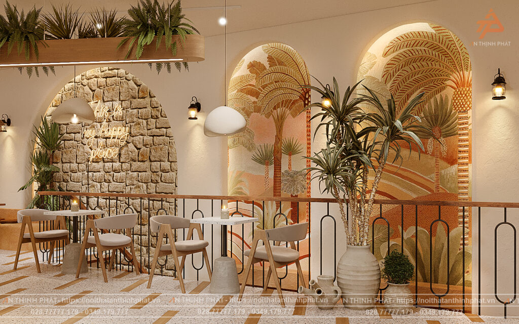 Tethys Coffee & Tea - 100 m² - Phong Cách Địa Trung Hải 6 Tethys Coffee & Tea